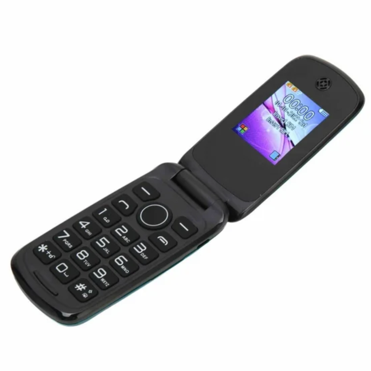 Celular con tapa y doble tarjeta sim para redes 2G GSM openbox