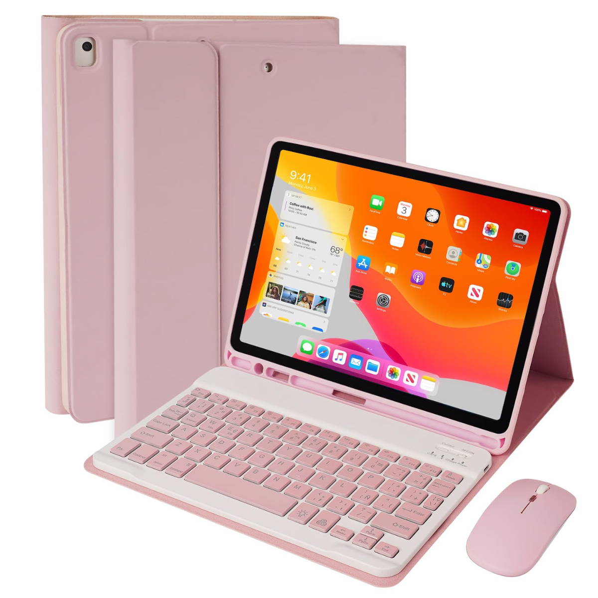 Funda con Teclado (Ñ) y Ratón para iPad 10.2″ OpenBox