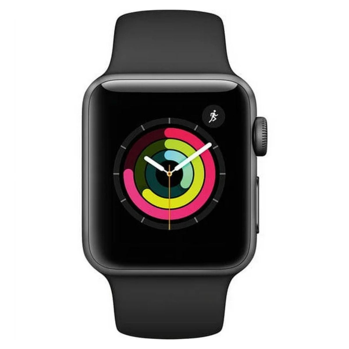 Apple Watch Series 3 38mm Aluminio Gris Espacial con Correa Negra GPS Reacondicionado