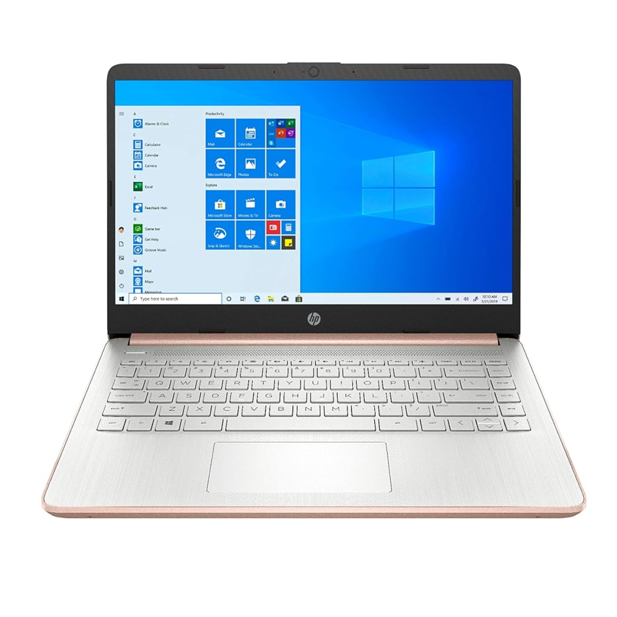 HP 14-dq0711ds 14" Intel Celeron N4020 1.1 4GB RAM 64GB eMMC (2021) Oro Reacondicionado