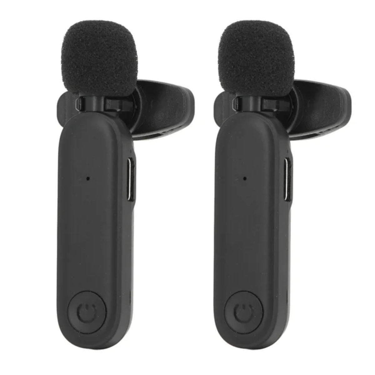 Micrófonos de Solapa Digital Lavalier Inalámbricos (2 Piezas)