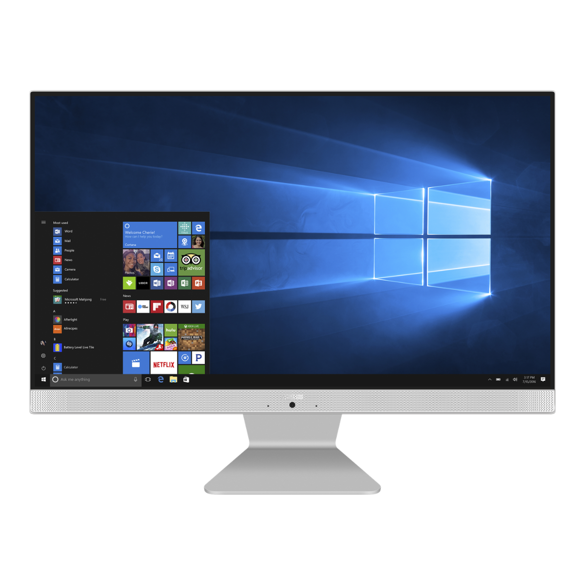 Asus Vivo AIO 24 V241EAK-BA209T 23.8" Core i3-1115G4 3.0 GHz 8GB RAM 1TB HDD 2021 Plata Reacondicionado