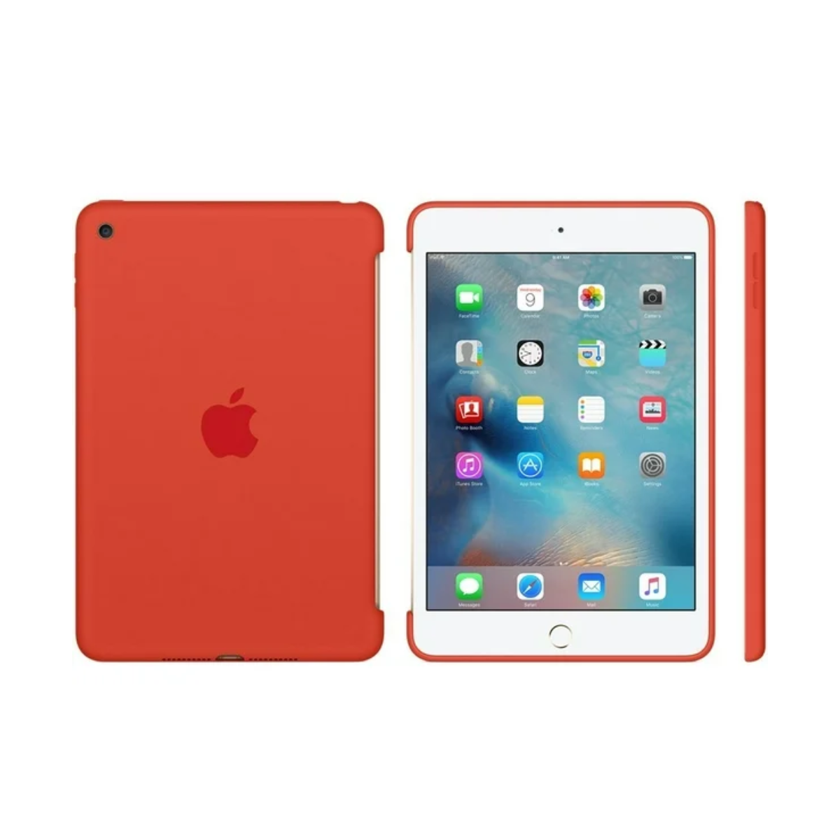 Carcasa Apple de silicona iPad Mini 4 Naranja Openbox