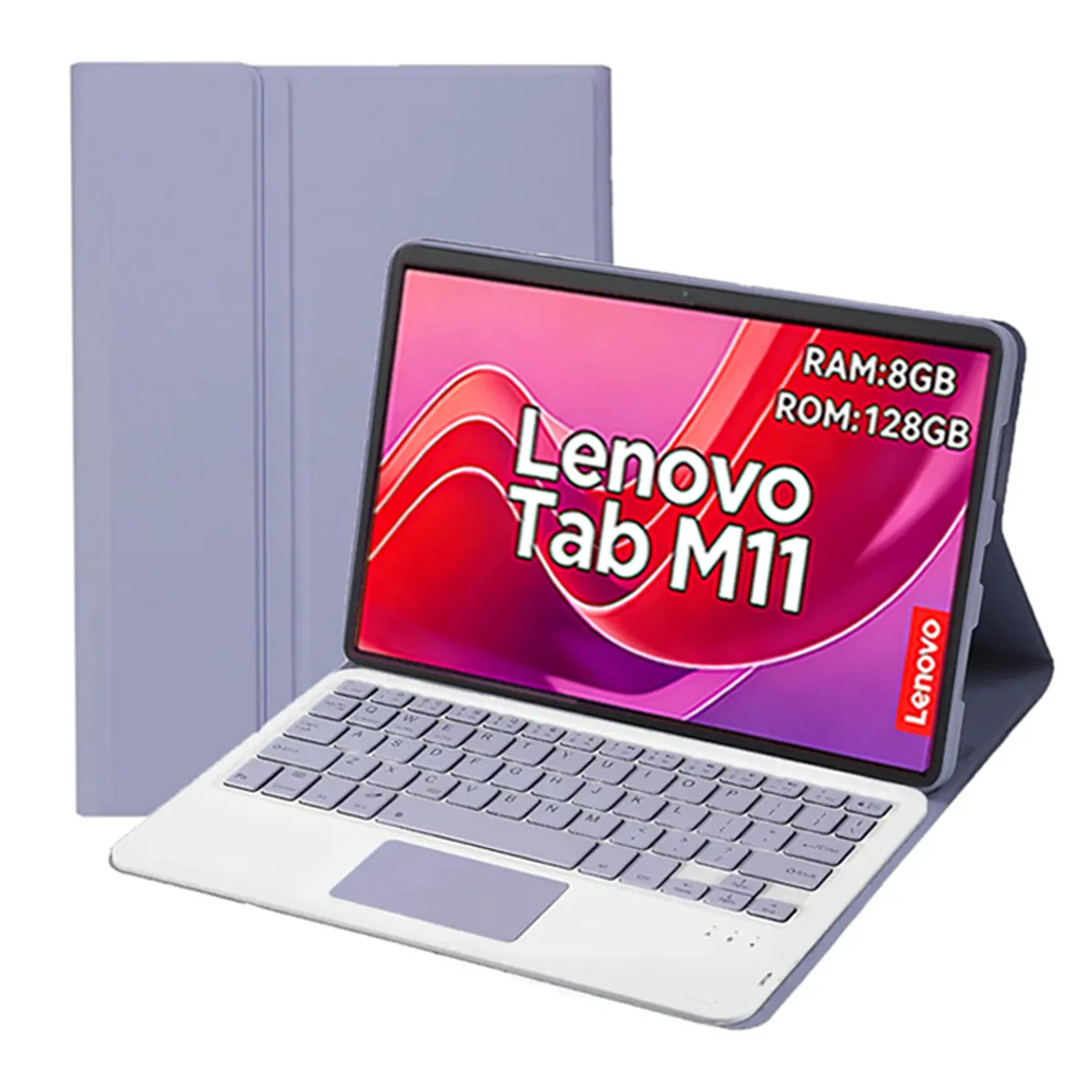 Lenovo Tab M11 K10 Pro 11" WiFi 128GB Reacondicionado y Teclado-estuche Morado