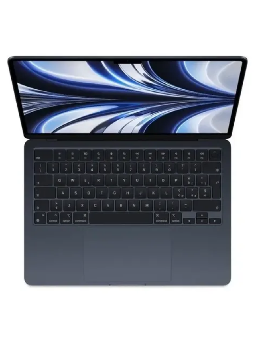 Apple MacBook Air 13" Apple M2 3.5GHz 8GB RAM 256GB SSD (2024) Negro Reacondicionado