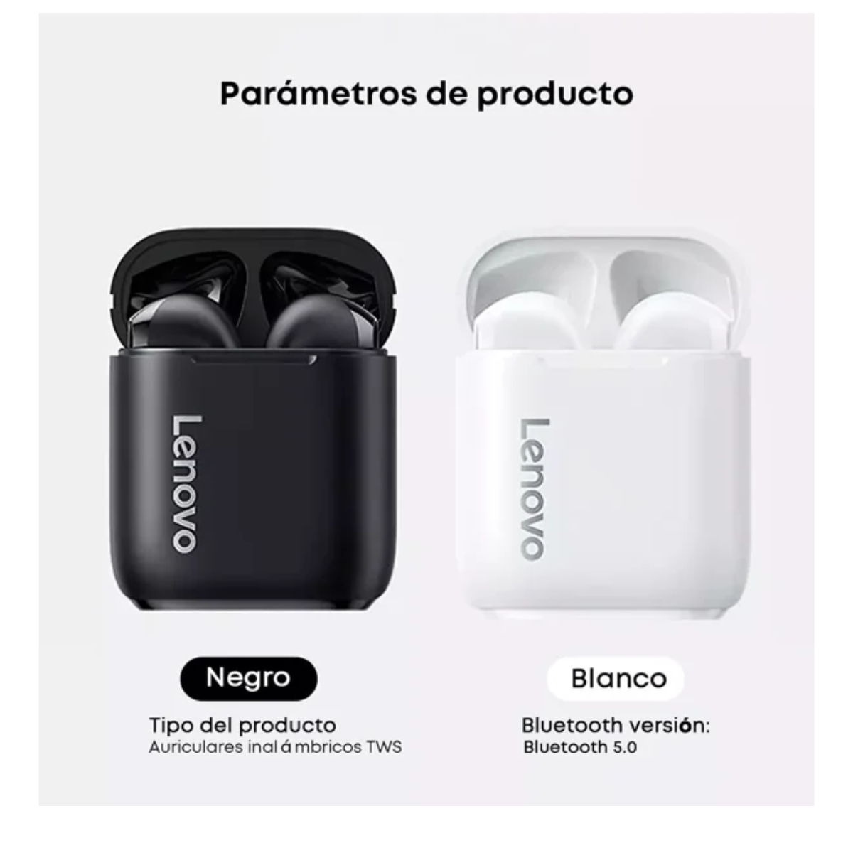 Audífonos Bluetooth Lenovo LP2 Inalámbricos Reacondicionados