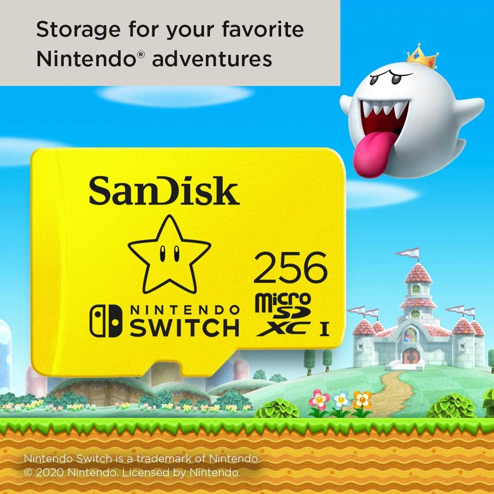 Tarjetas De Memoria Microsdxc Uhsi De 256 Gb Para Nintendo Switch Openbox