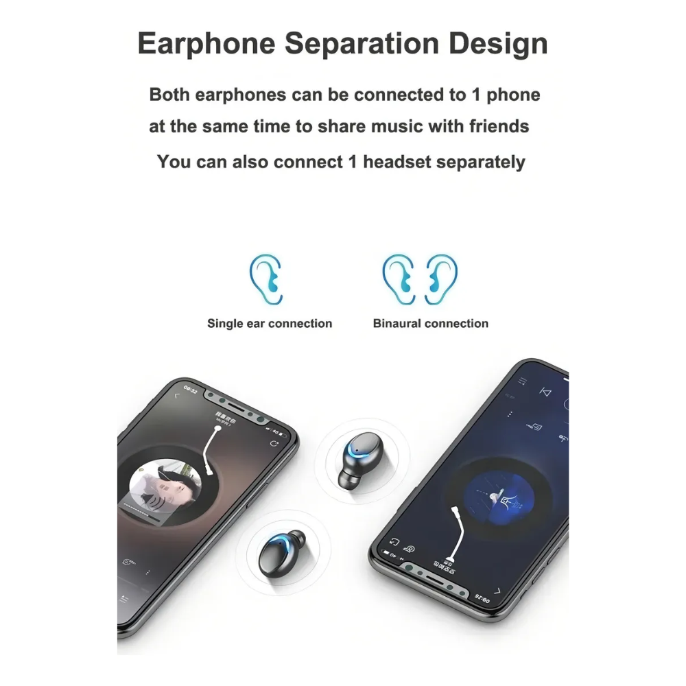 Toumi F9 Pro Bluetooth Batería De Gran Capacidad 1200mah Audifonos Openbox