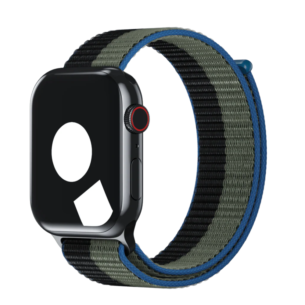 Apple Watch Band - Midnight/Eucalyptus Sport Loop Mn5m3am/a Openbox