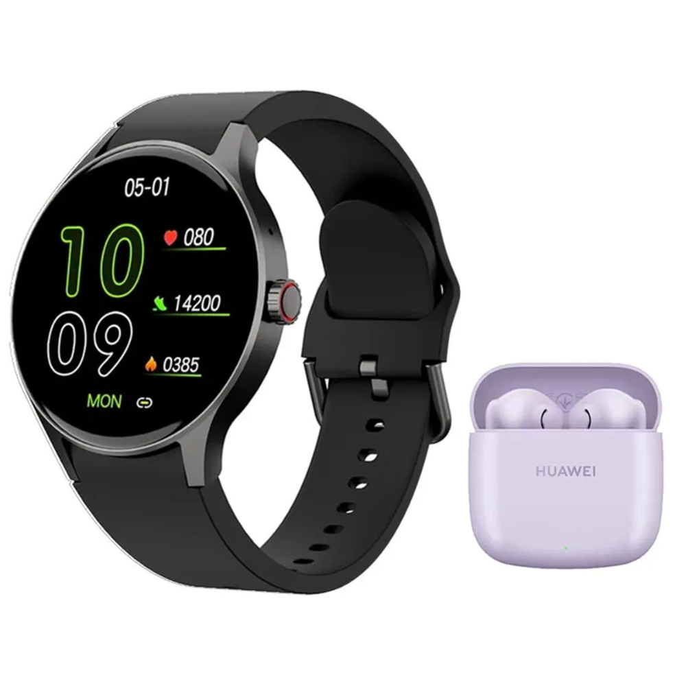 Audífonos Huawei Freebuds Se2-Morado Y Reloj Inteligente Reacondicionado