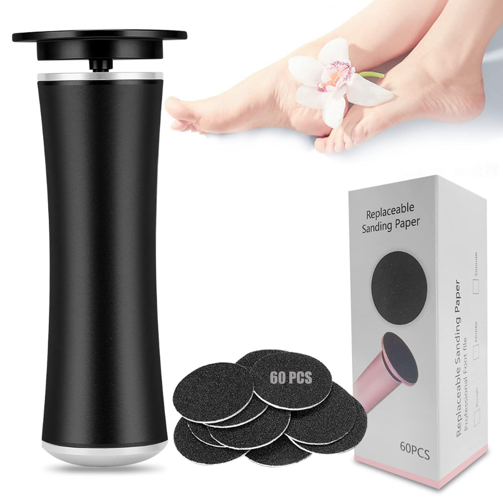 Zy87 Limas Para Pies Eléctricas Removedor De Callos Negro Reacondicionado