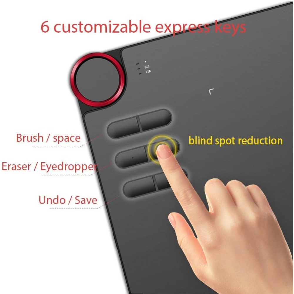 Xp-Pen Deco 01 V2 Tableta Gráfica Con Lápiz Pasivo Sin Usar Batería Reacondicionado