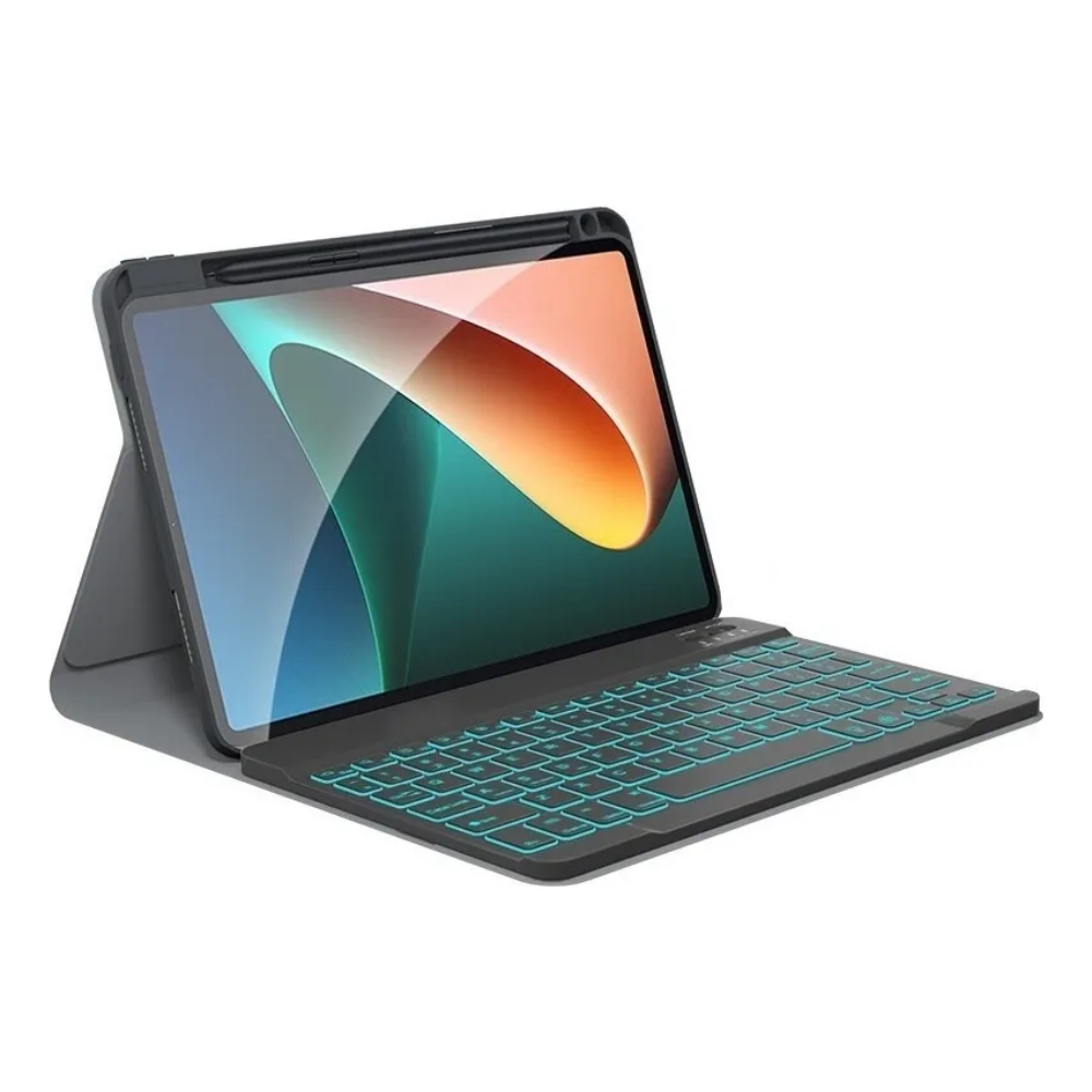 Funda Con 7 Colors Teclado Retroiluminado Para Xiaomi Pad 5/Pad 5 Pro 11 Pulgadas Openbox