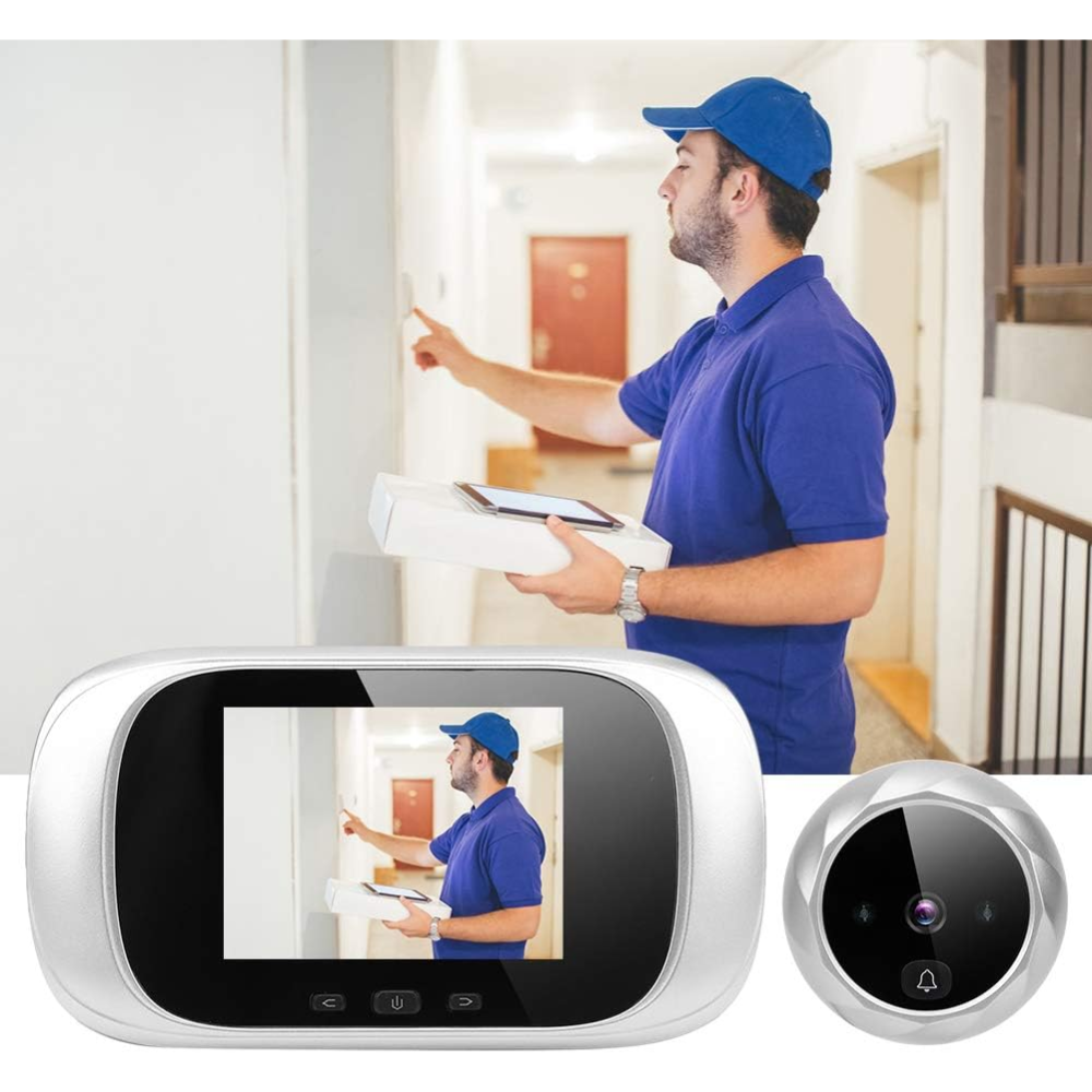 Mirilla De Puerta Digital Inalámbrica Pantalla Lcd De 2.8 Pulgadas, Visor De Puerta De Visión Nocturna