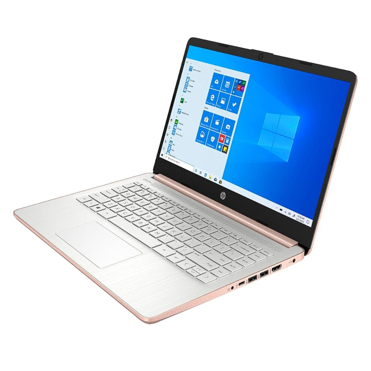 HP 14-dq0711ds 14" Intel Celeron N4020 1.1 4GB RAM 64GB eMMC (2021) Oro Reacondicionado