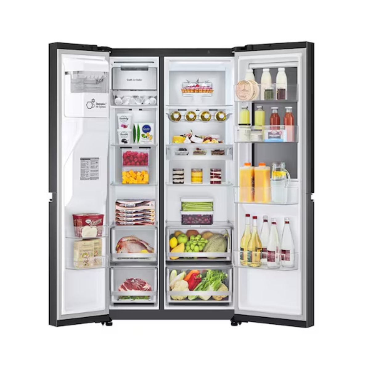 Refrigerador Side by Side 635L con InstaView NEGRO REACONDICIONADO