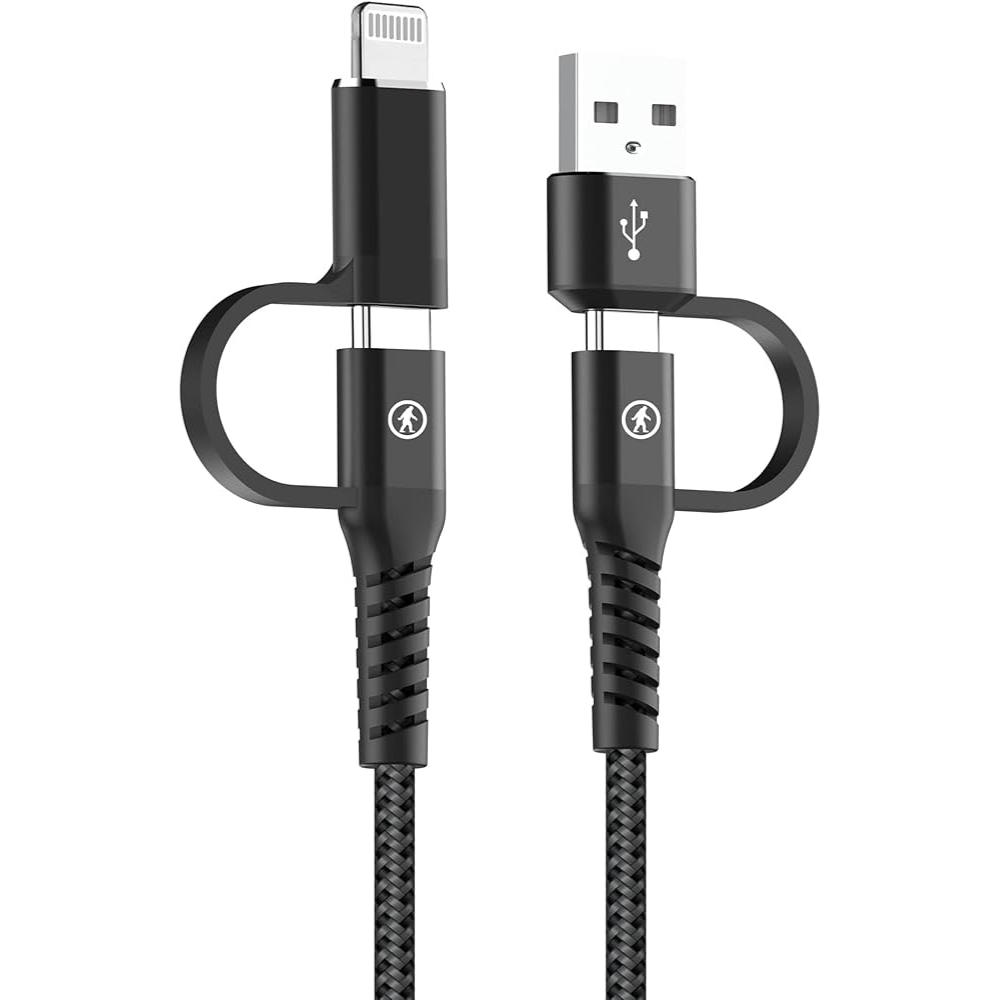 Cable USB-A a Micro-USB / USB-C / Lightning Dusted Rugged de 1,2 m Openbox