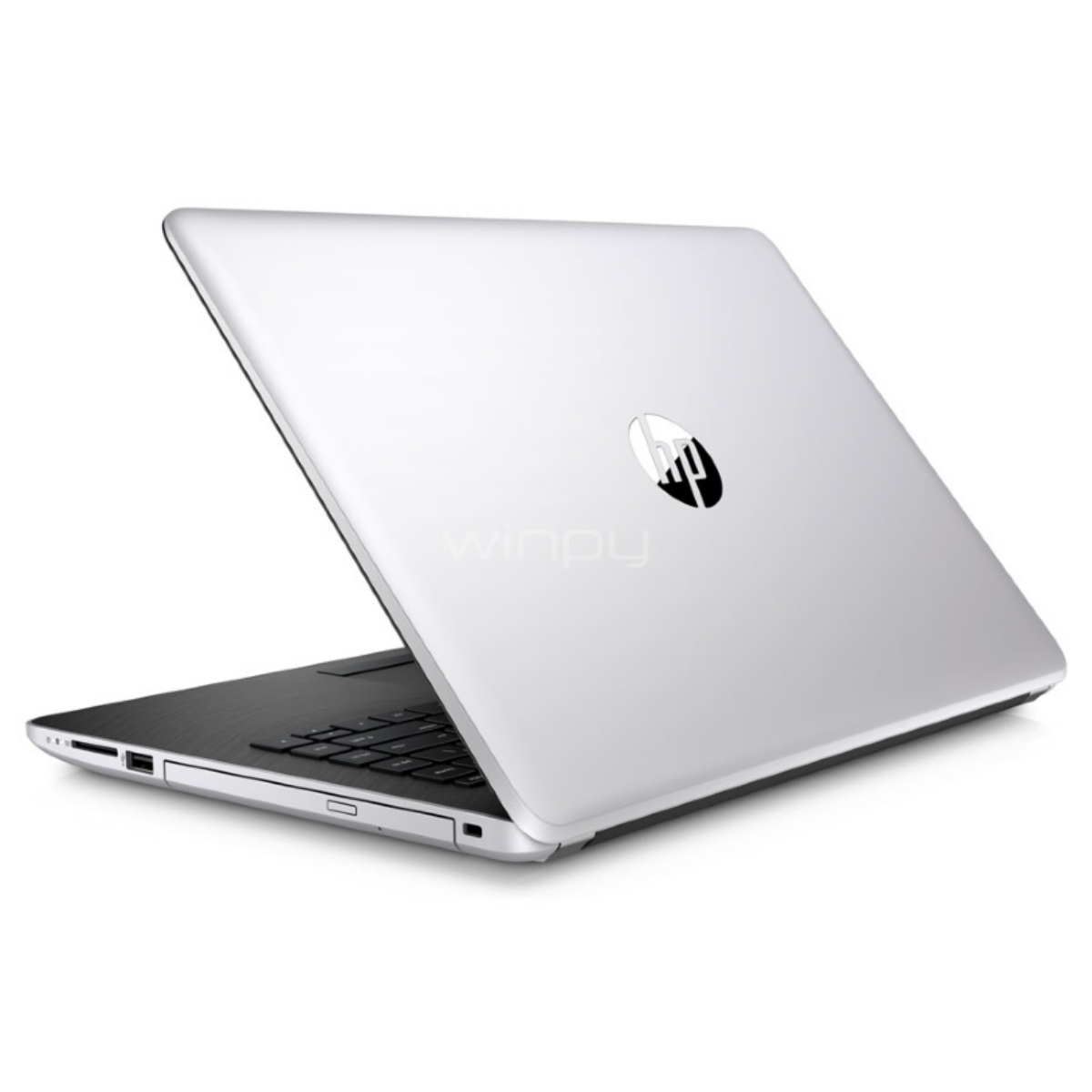 HP 14-BW007LA 14" AMD A9-9420 8GB RAM 1TB HDD Plata Con Detalles