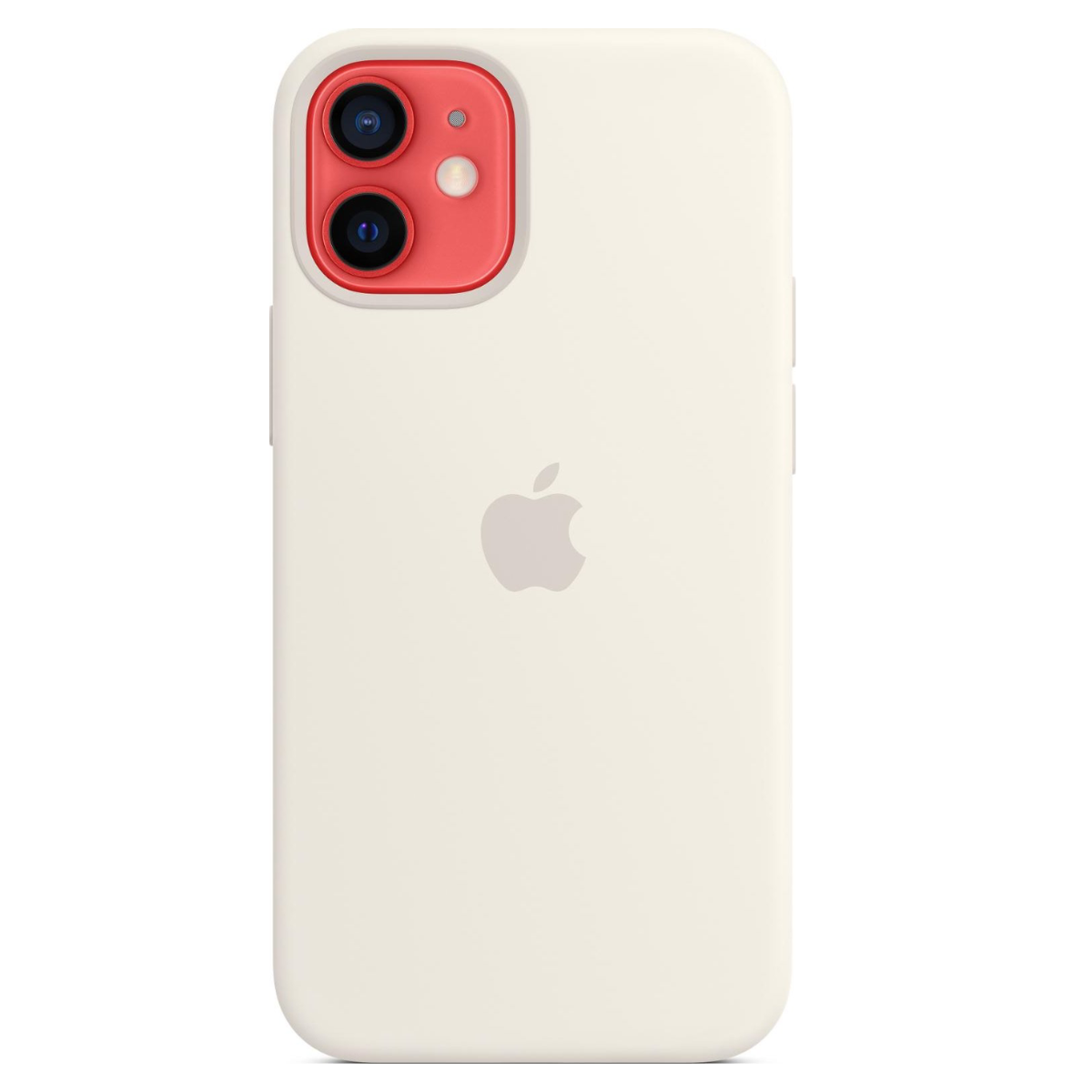 Carcasa de Silicona Apple MagSafe para iPhone 12 mini Blanca MHKV3ZM/A