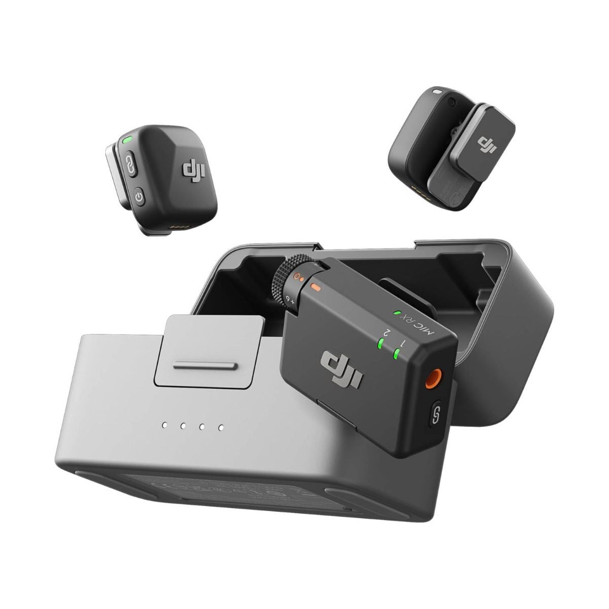 DJI Mic 2 (2 TX + 1 RX + Charging Case) Negro Reacondicionado