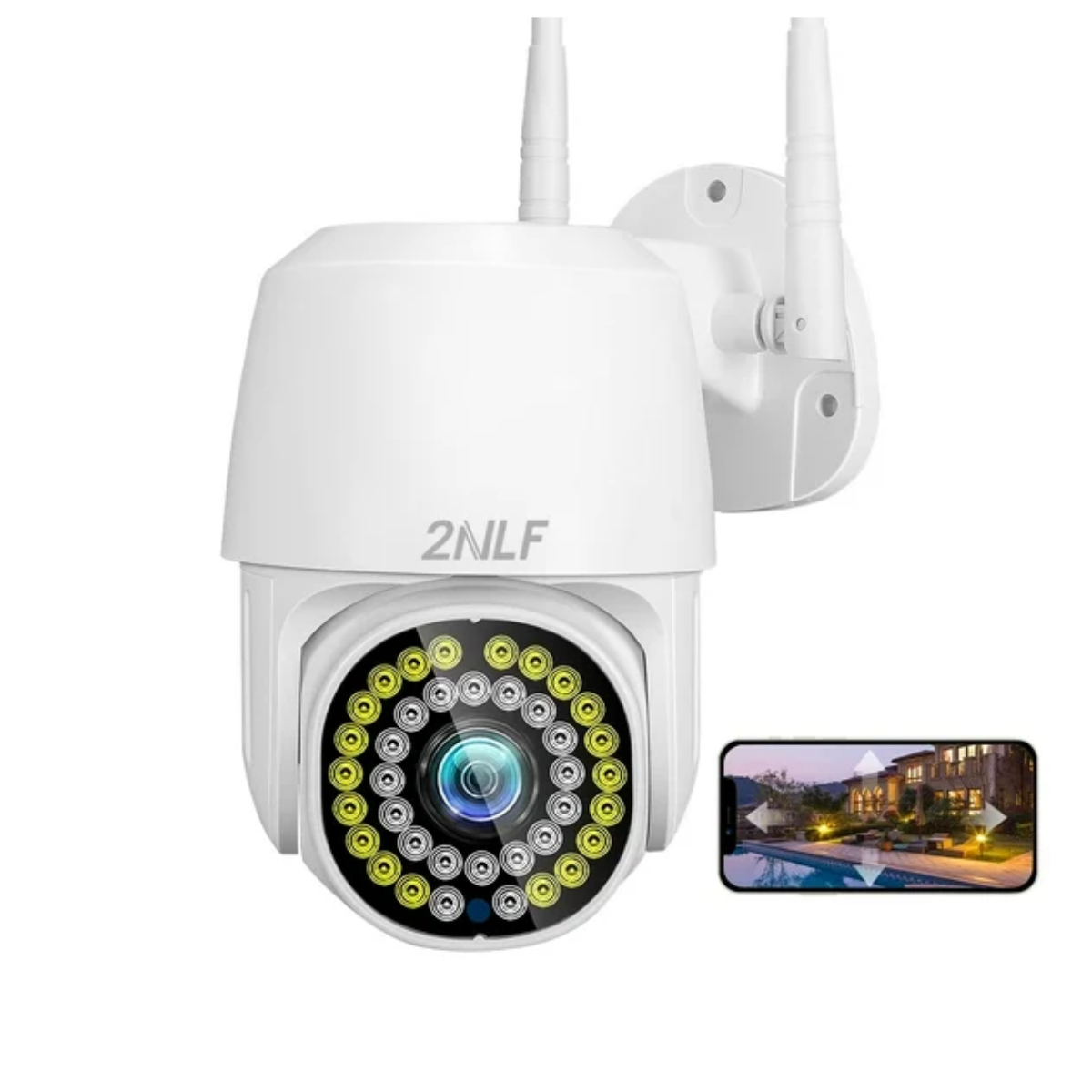 CÁMARA DE SEGURIDAD 2NLF WIFI EXTERIOR CON LED ALARMA 5G