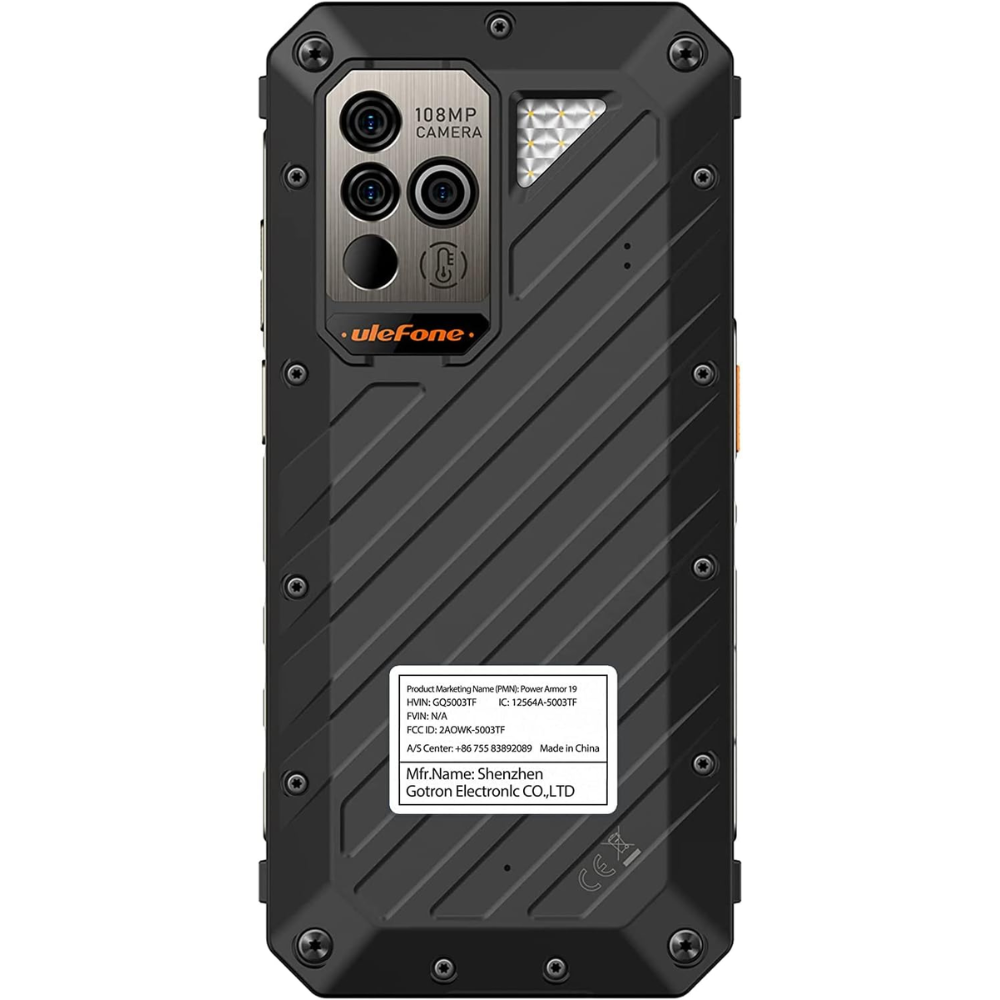 Ulefone Power Armor 19 17GB + 256GB Negro Reacondicionado