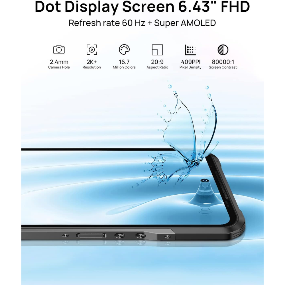 Doogee V20 5G 8GB + 256GB AMOLED Gris Openbox