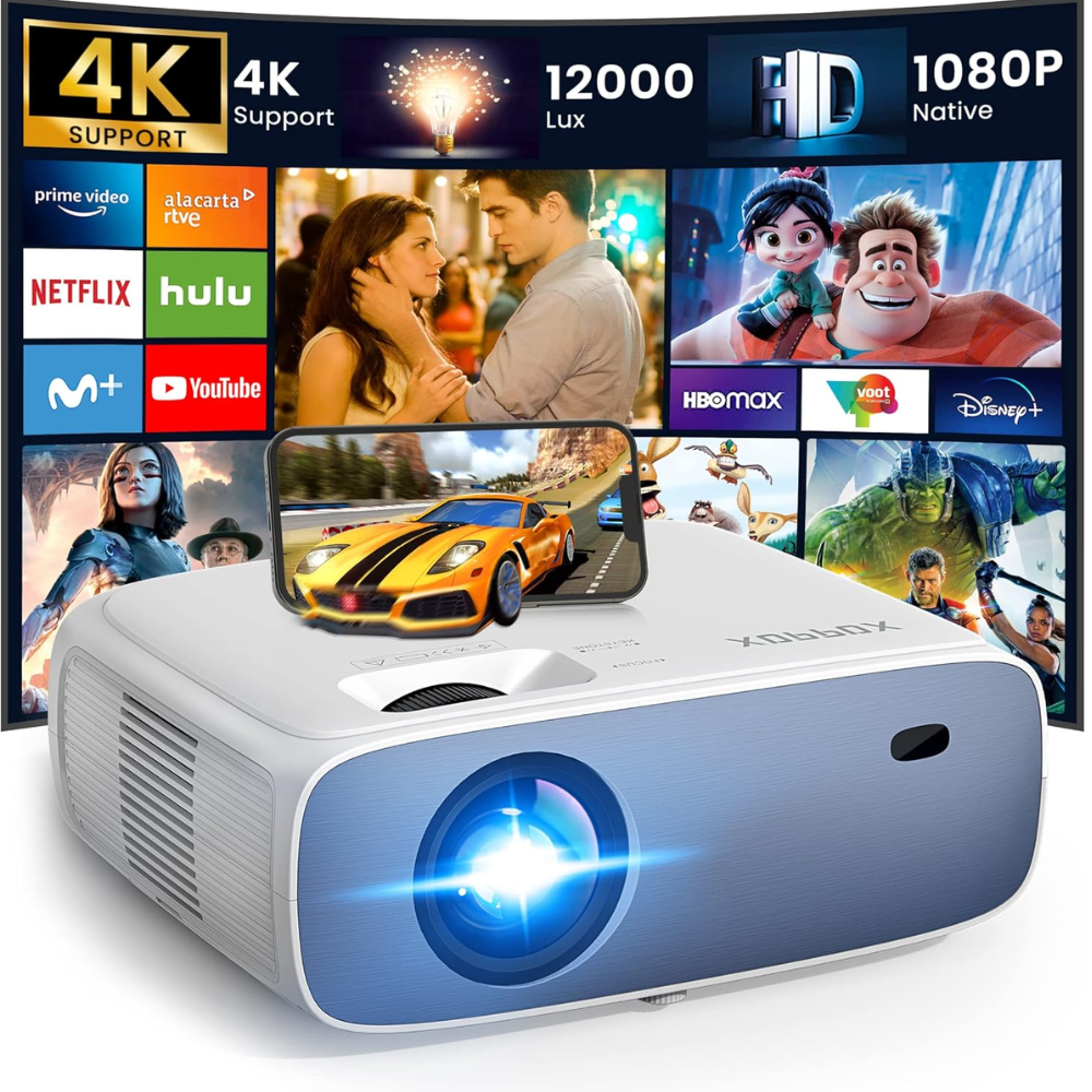 Proyector Portátil Profesional Led Hd 1080p Blanco Openbox