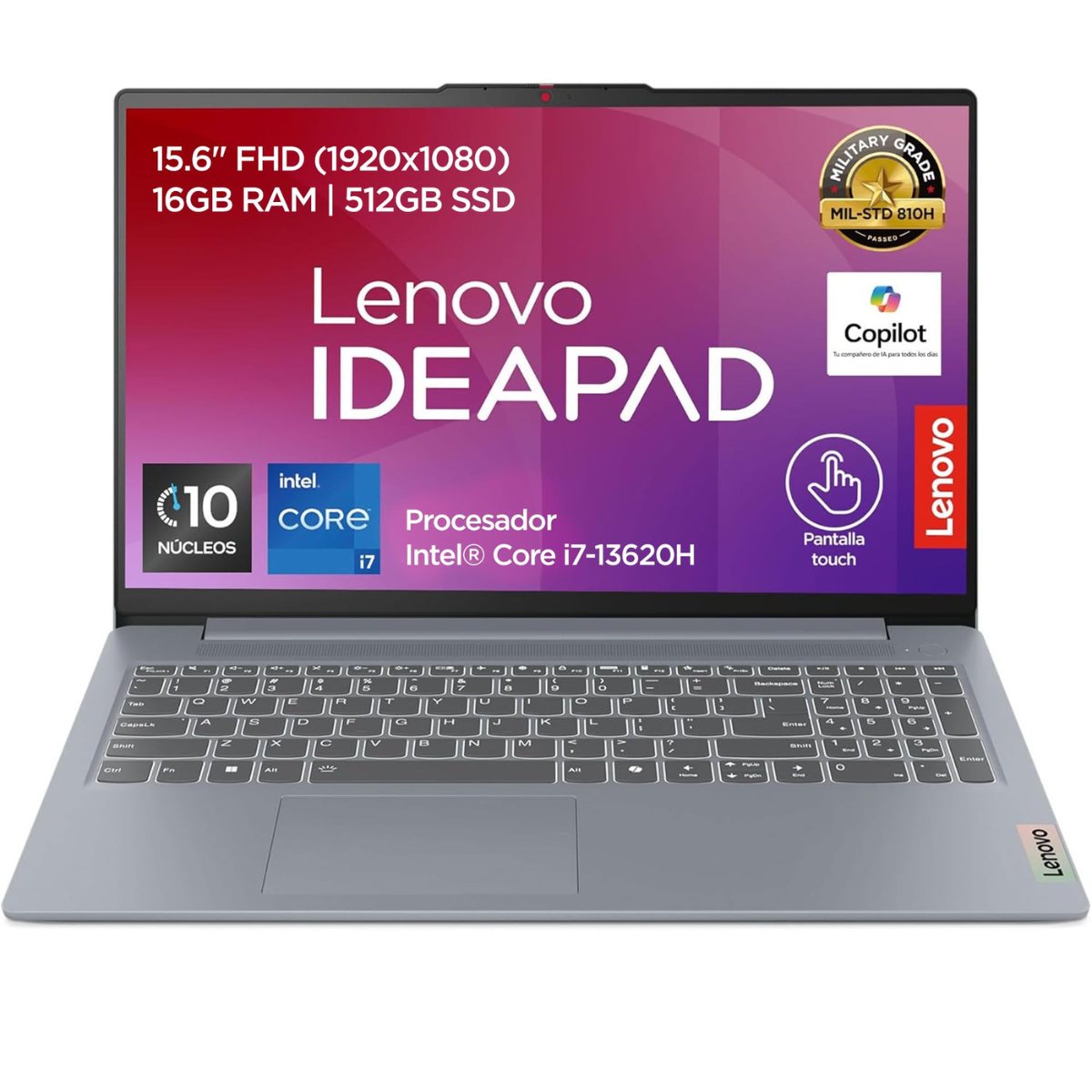 Lenovo Ideapad Slim 3 15" 512GB loq 15irh8 intel i7-13620h 16GB Ram Negro Reacondicionado