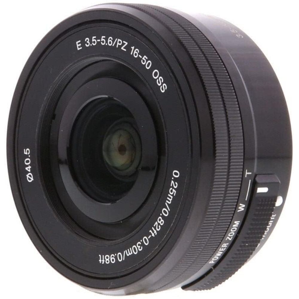 Sony E PZ 16-50mm F/3.5-5.6 OSS Kit de Lente Negro Reacondicionado
