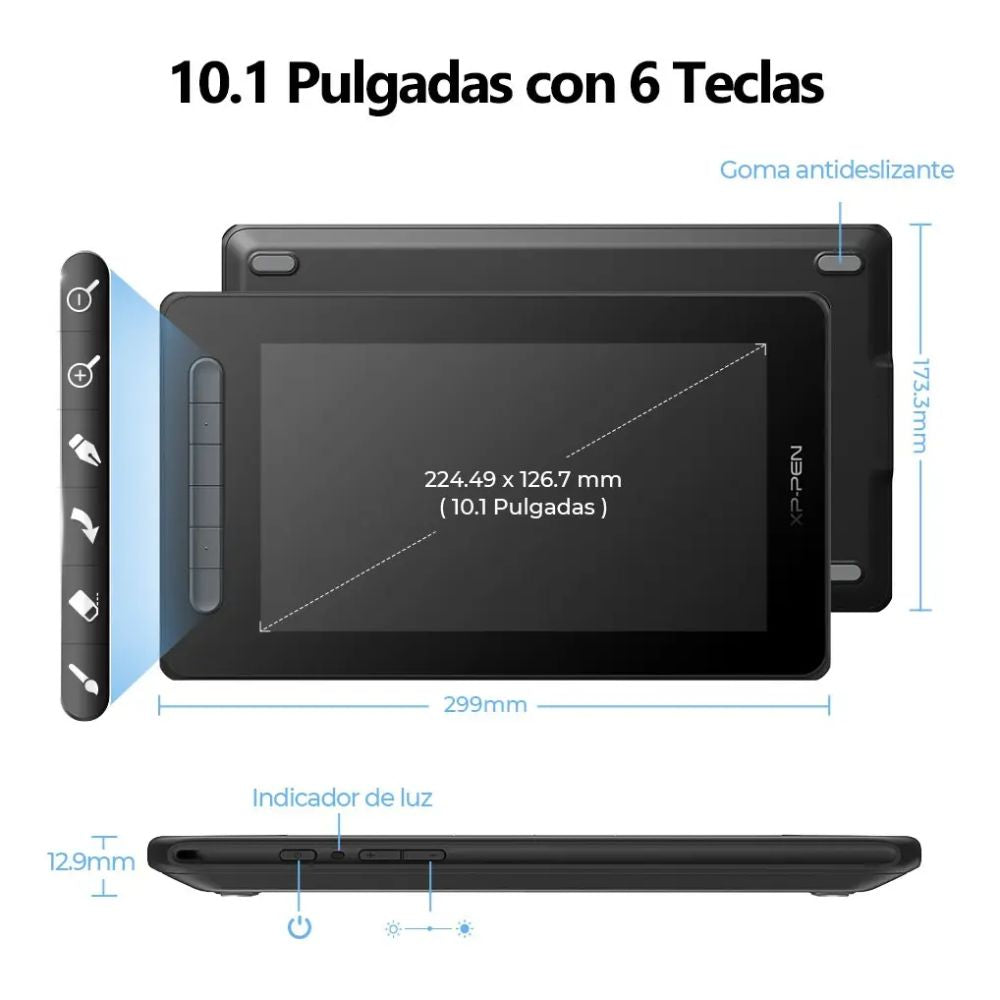 XP-PEN Artist 10 (2.ª Generación) Tableta Gráfica 12x6 Pulgadas Reacondicionado