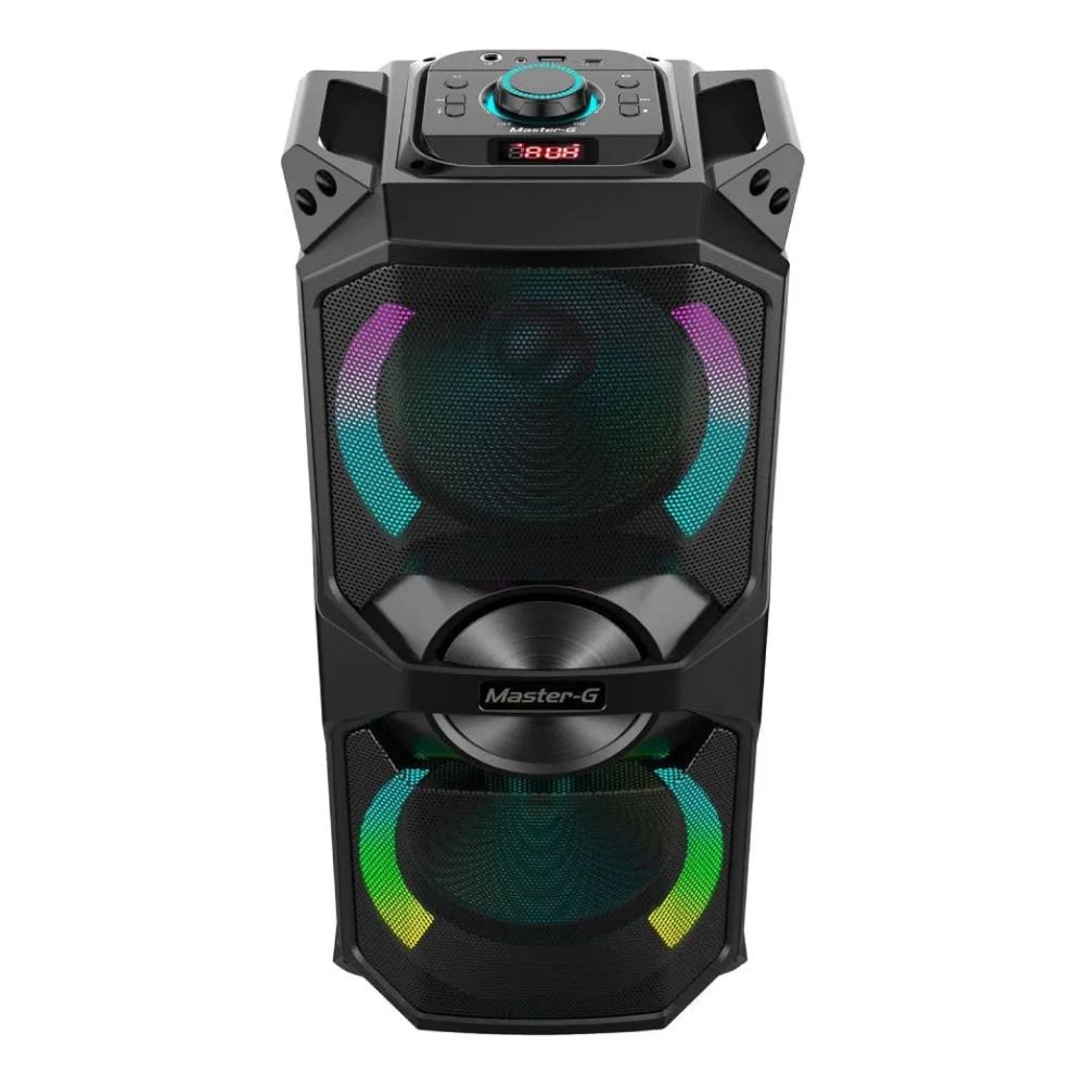 Parlante Master-G Karaoke HDMI Luces LED MGECLIPSE Open Box
