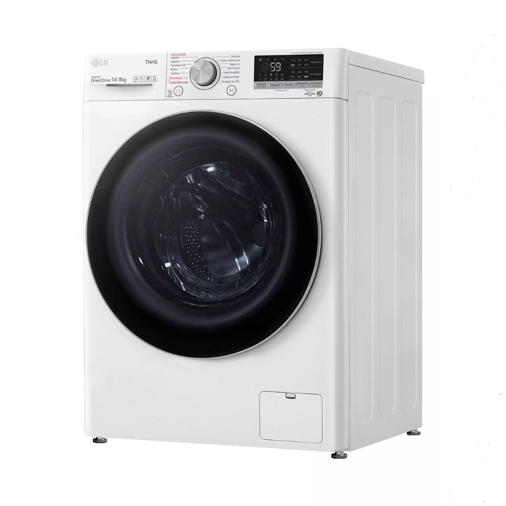 LG Lavadora Secadora 14 kg / 8 kg AI DD WD14WVC4S6 Reacondicionado