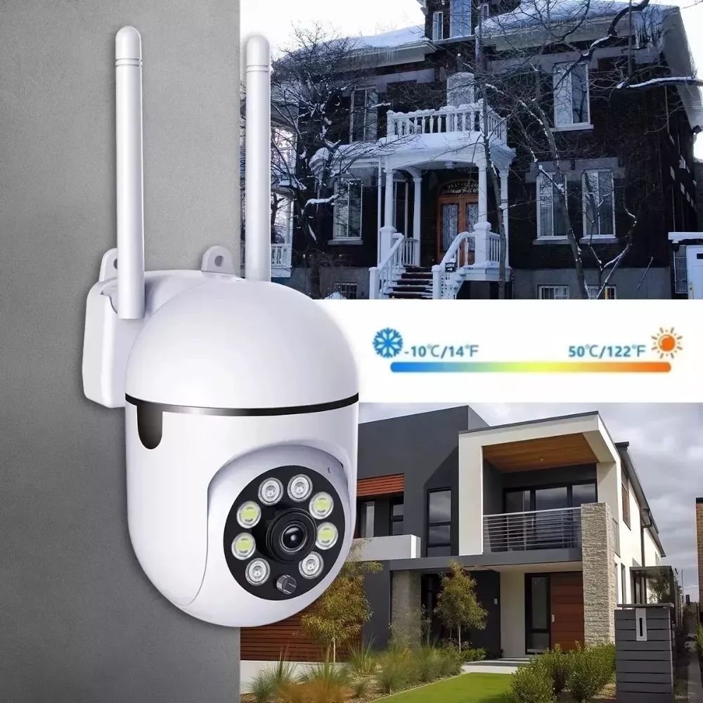 Cámara de Seguridad WiFi 1080P con Tarjeta Lenovo 32GB Interior Open Box