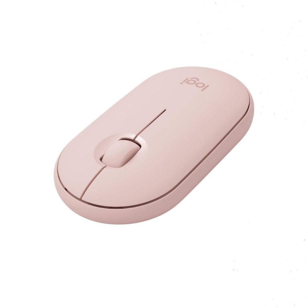Logitech Pebble M350 Wireless Mouse Bluetooth Rosa Open Box