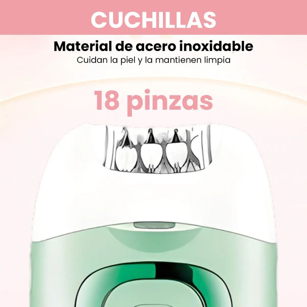 VGR Depiladora Eléctrica para Mujer Verde - Reacondicionado