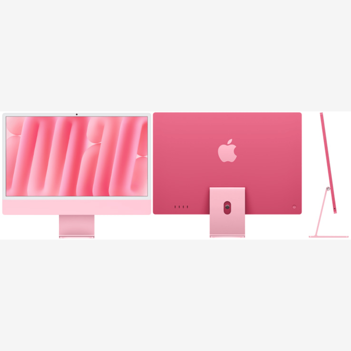 Apple iMac 24" M3 8GB RAM 256GB SSD (2023) Rosa Reacondicionado - Reuse Chile