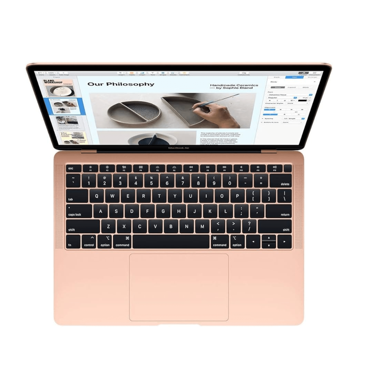 Apple MacBook Air 13" Core i5 8GB RAM 256GB SSD Oro (2019) Reacondicionado - Reuse Chile