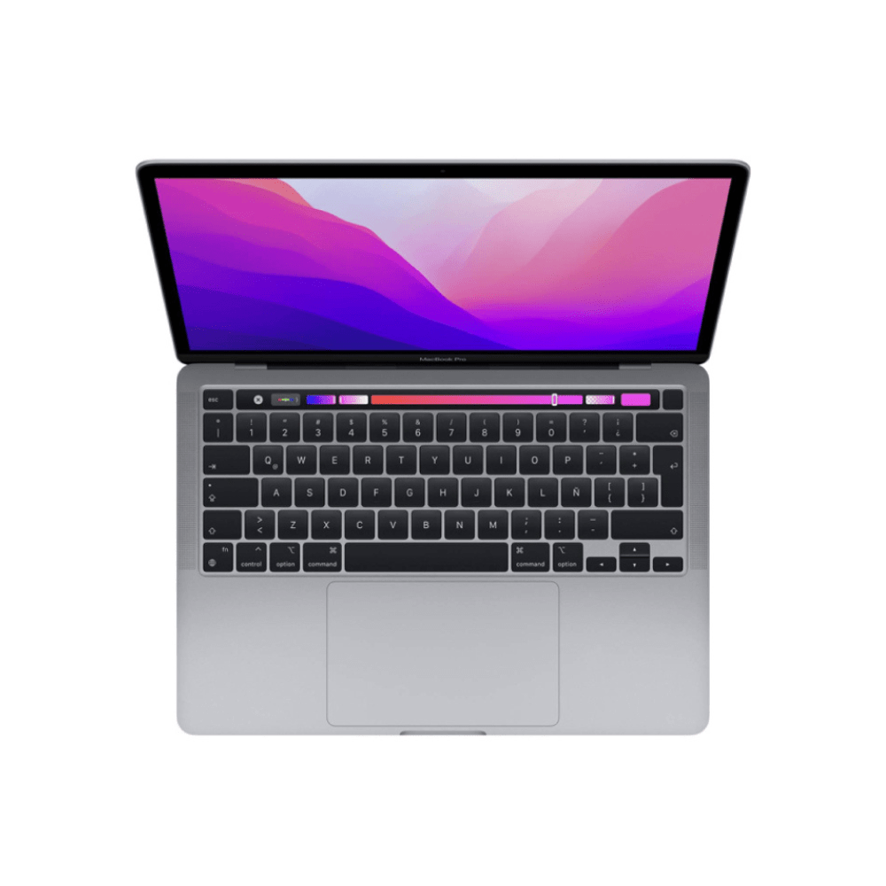 Apple Macbook Pro 13" M2 8CPU 10GPU 8GB RAM 256GB SSD Gris Espacial (2022) Reacondicionado - Reuse Chile