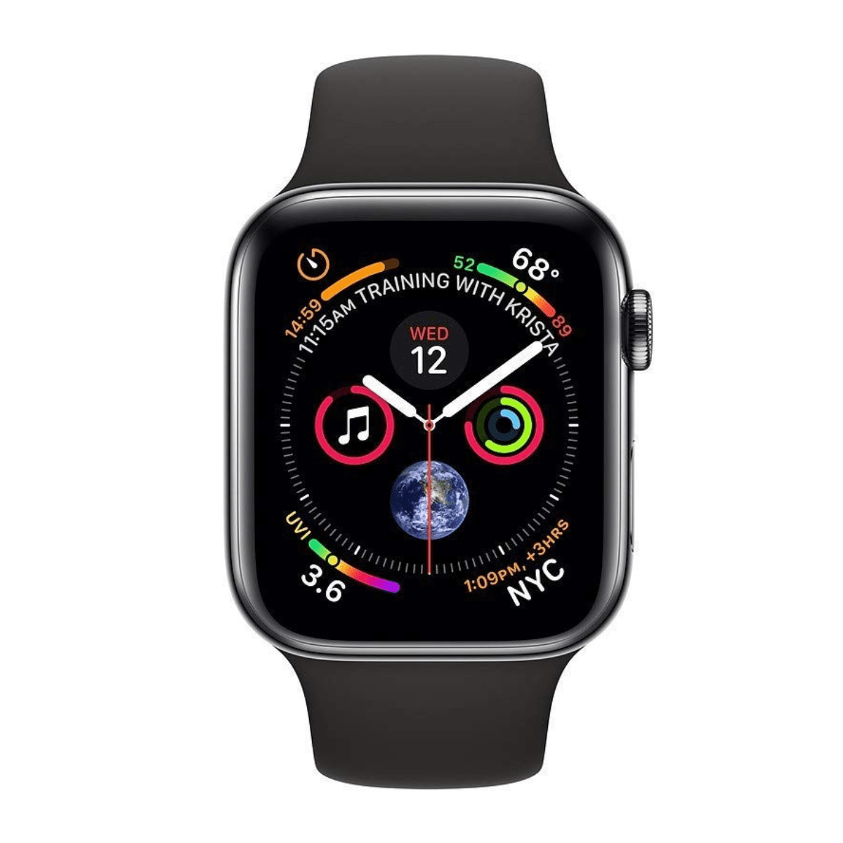 Apple Watch Series 4 (40mm, GPS) - Caja de Aluminio Negro Reacondicionado - Reuse Chile