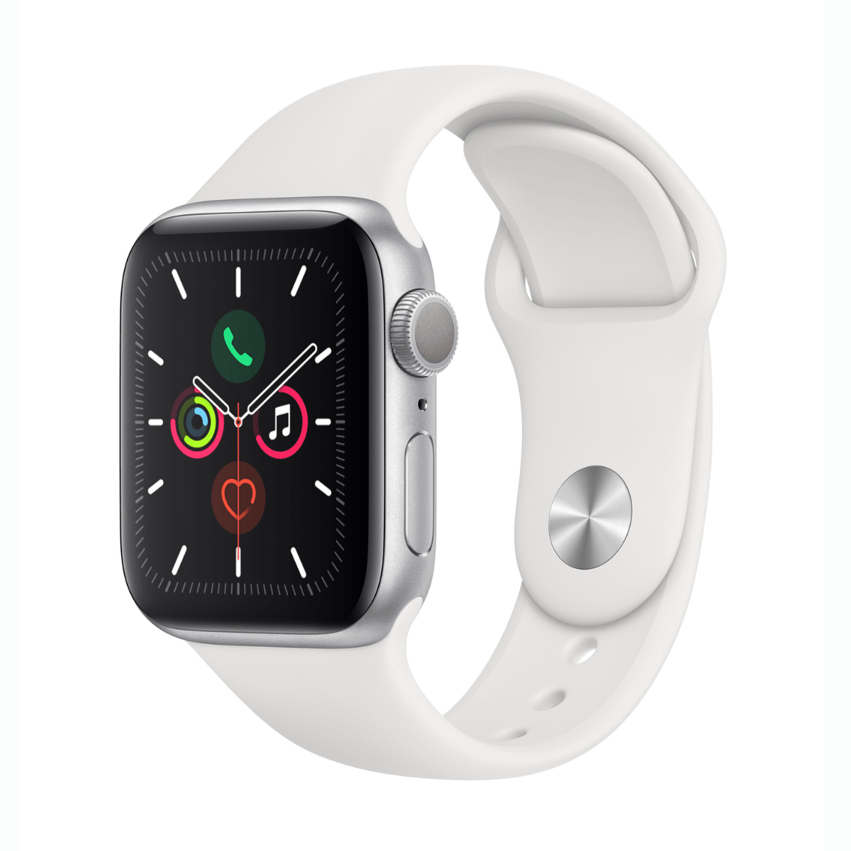 Apple Watch Series 5 (40mm, GPS) - Caja de Aluminio Plata Reacondicionado - Reuse Chile