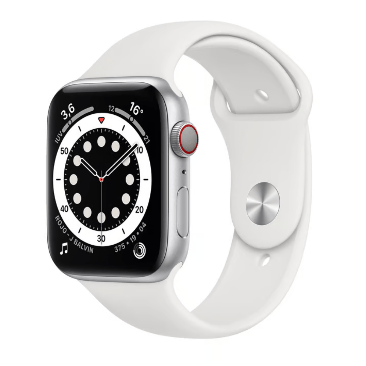 Apple Watch Series 6 (44mm, GPS) - Caja de Aluminio Plata Correa Gris Reacondicionado - Reuse Chile