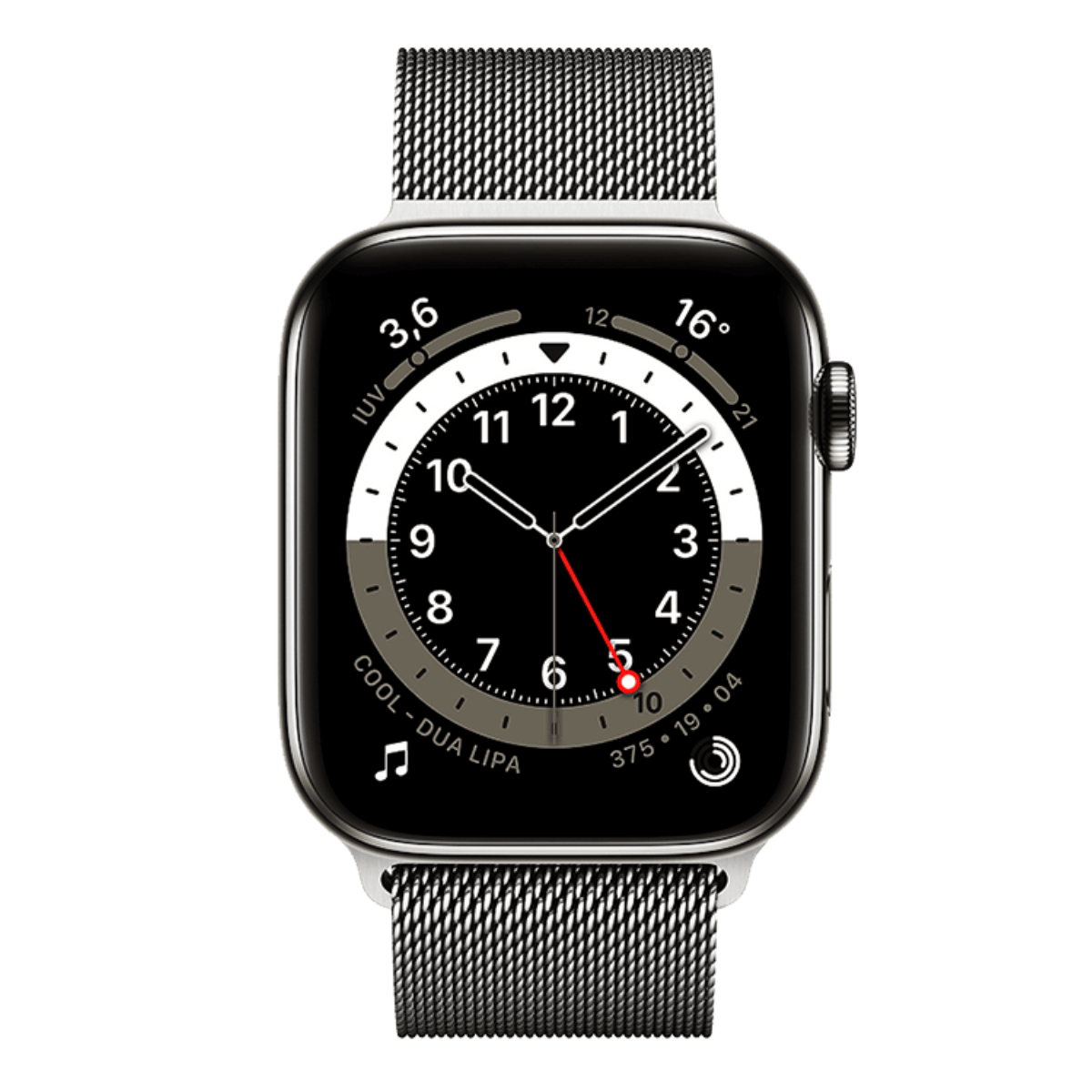 Apple Watch Series 6 (44mm, GPS+Cellular) - Caja de Acero Inoxidable Gris Reacondicionado - Reuse Chile