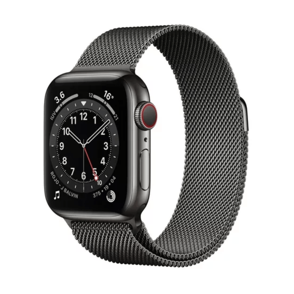 Apple Watch Series 6 (44mm, GPS+Cellular) - Caja de Acero Inoxidable Gris Reacondicionado - Reuse Chile