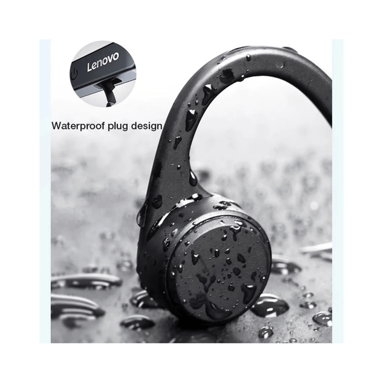 Audífonos Lenovo Bluetooth Lenovo X4 con Conducción Ósea Negro Openbox - Reuse Chile