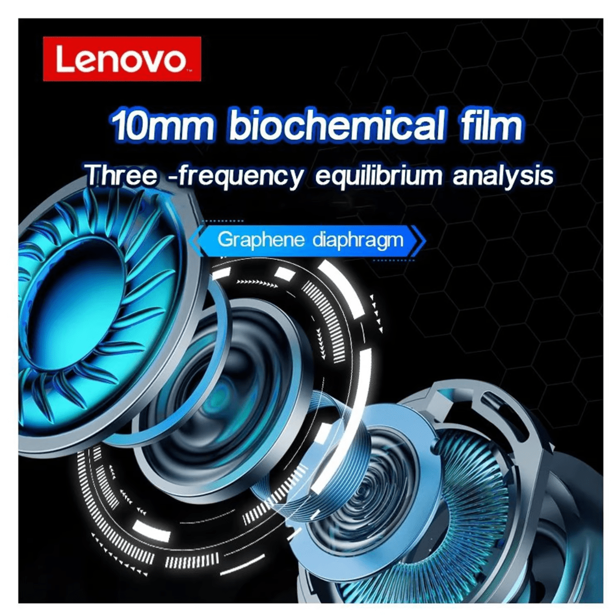 Audífonos Lenovo GM2 Pro Bluetooth Openbox - Reuse Chile