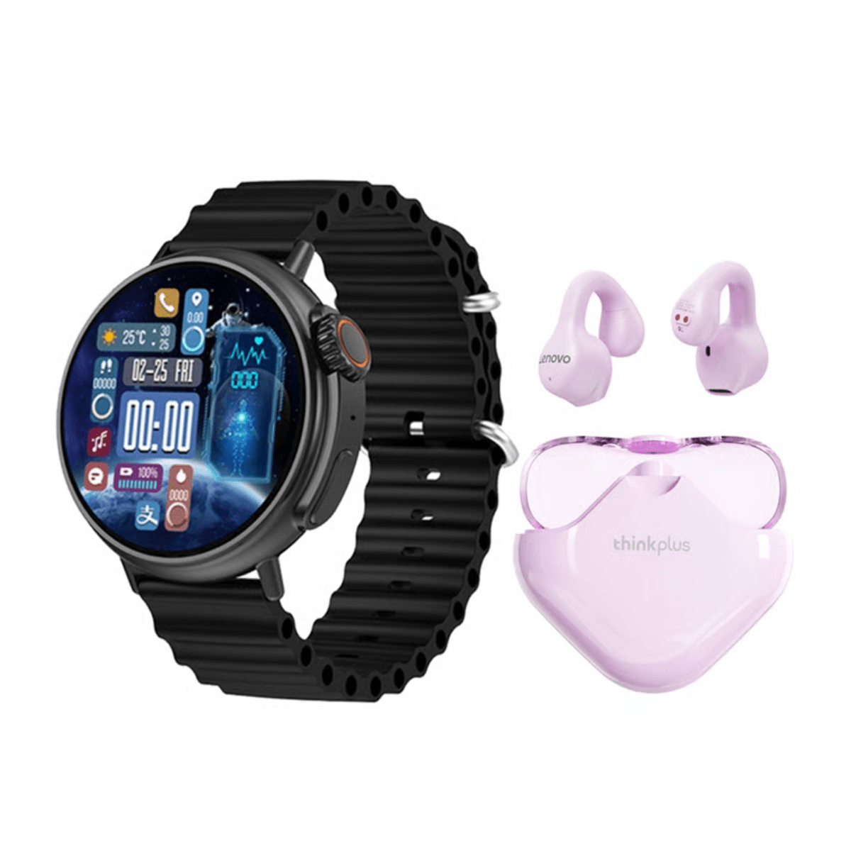 Audífonos Lenovo XT61 + Smartwatch Toumi S8 Max Openbox - Reuse Chile