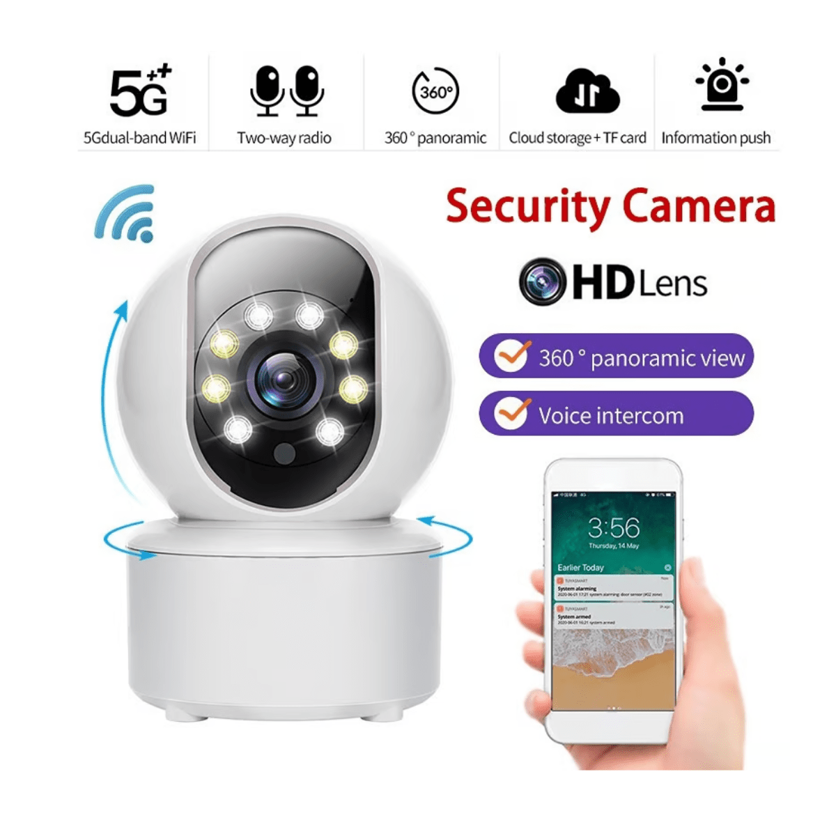 Cámara De Seguridad Wifi 2NLF 1080p Interior y Hogar 360° Openbox - Reuse Chile