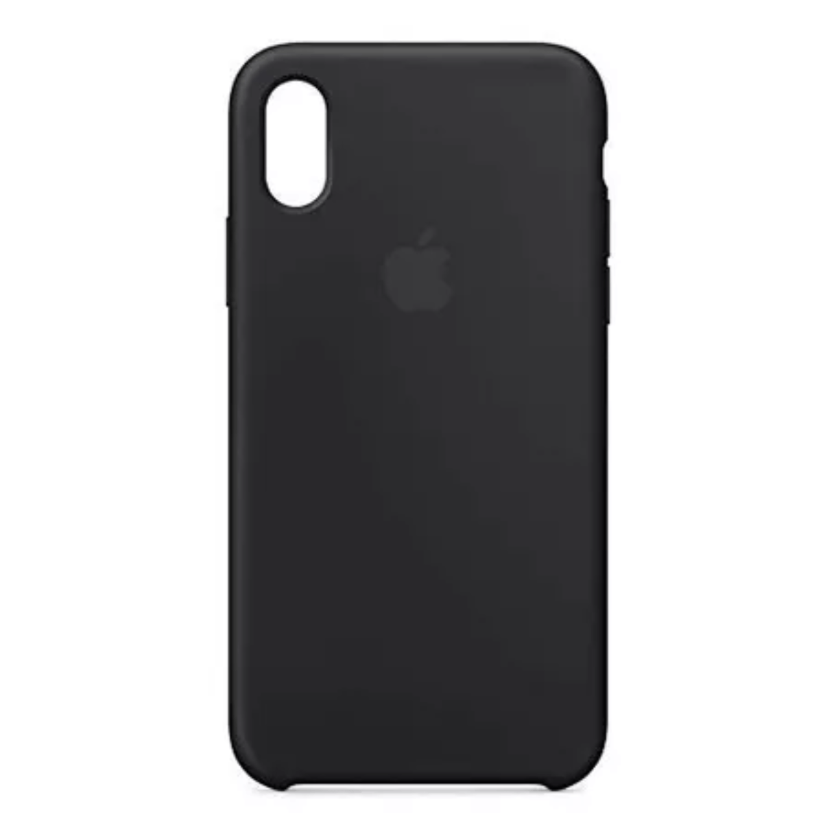 Carcasa Apple iPhone Xs Max Silicone Negro Openbox - Reuse Chile