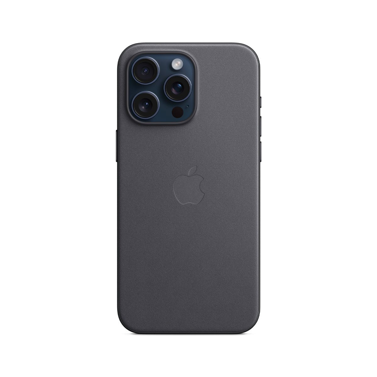 Carcasa de silicona con MagSafe FineWoven para el iPhone 15 Negro Openbox - Reuse Chile